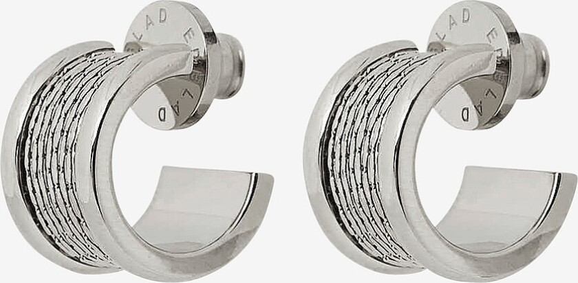 Øredobber Lumi Creoles L - Sølv