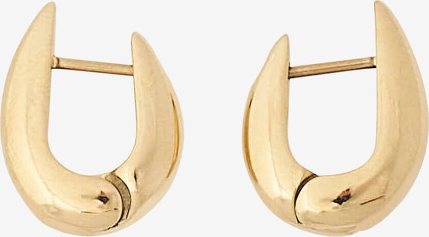 Øredobber Crest Hoops S - Gull