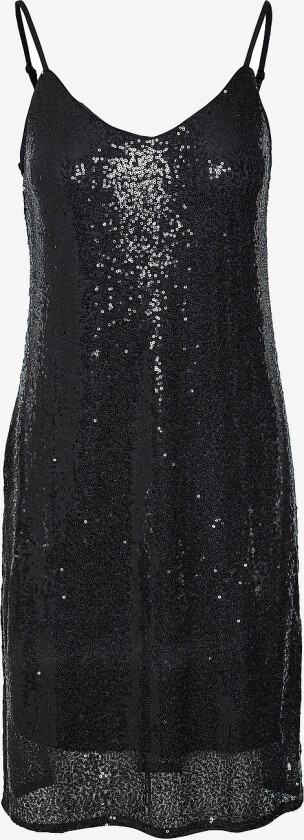 Plajettkjole vmKaje Singlet Short V-neck Dress J - Svart
