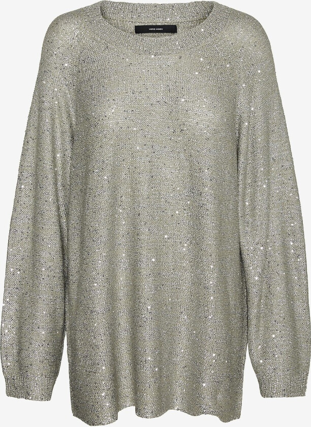 Genser vmLeilani New LS O-neck - Grå
