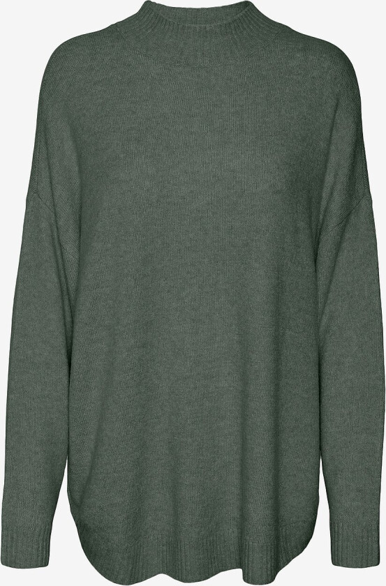 Genser vmPlaza LS Highnck Long Pullover - Grønn