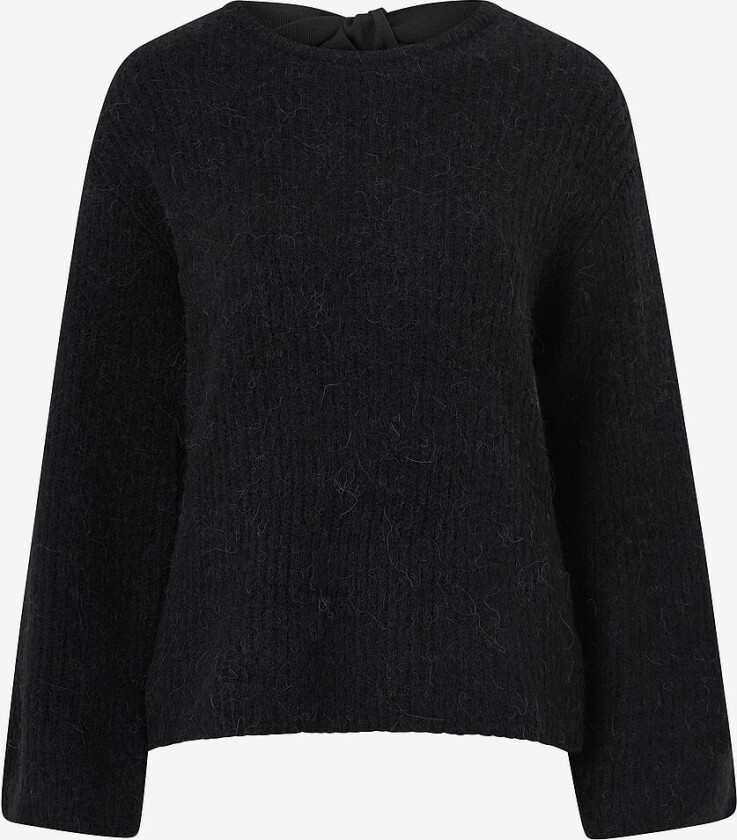 Genser Knitted Bow Sweater - Svart