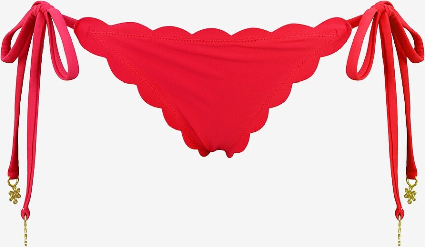 Bikinitruser Tie Side Bottom - Rød