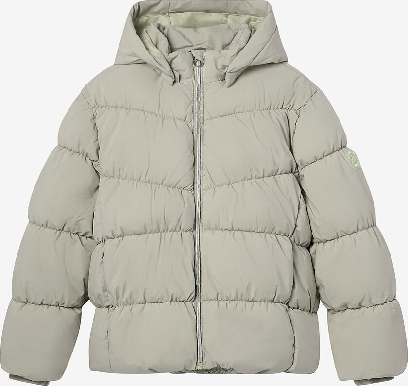 Jakke nkfMorning Puffer Jacket Short TB - Grønn