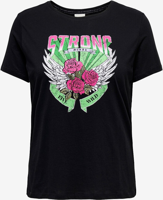 Topp carDiala Life SS Reg Tee Jrs - Svart