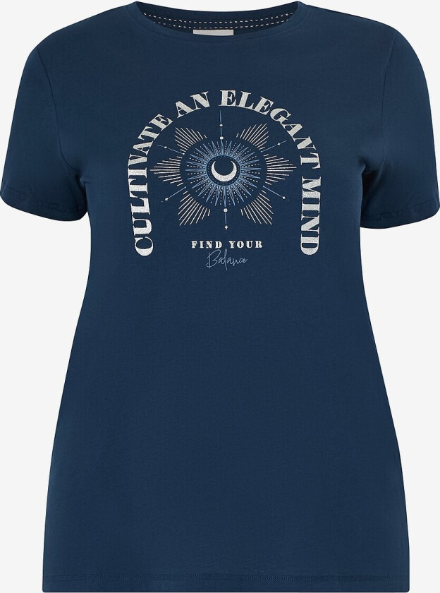 Topp carDiala Life SS Reg Tee Jrs - Blå