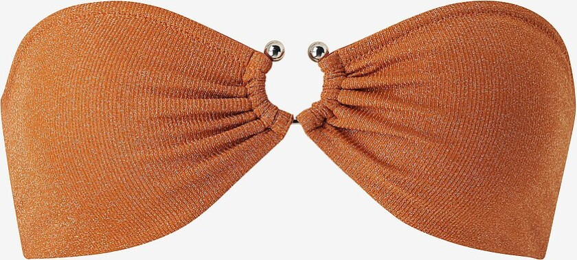 Bikini-BH Glitter Bikini Detail Top - Orange