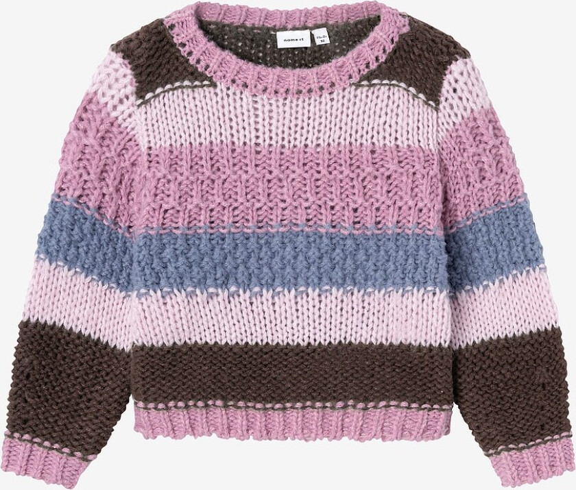 Genser nmfOronja LS Knit - Rosa