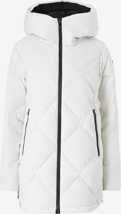 Dunparkas Nadine W Ski Parka - Hvit