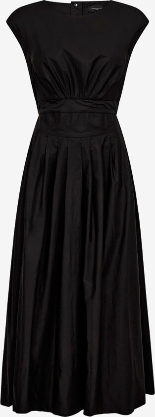 Maxikjole cmPoplin-Dress - Svart