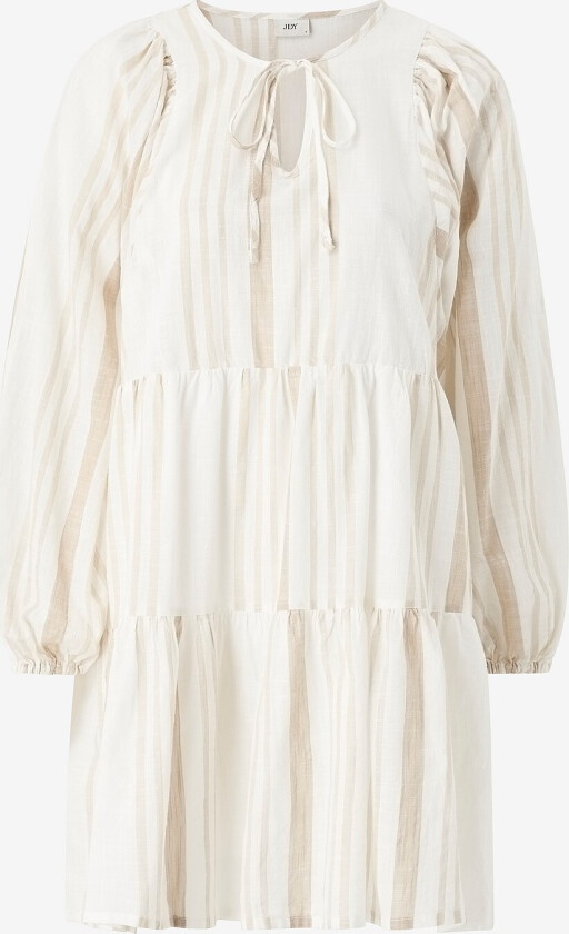Kjole jdyDorthea L/S Dress Wvn - Natur