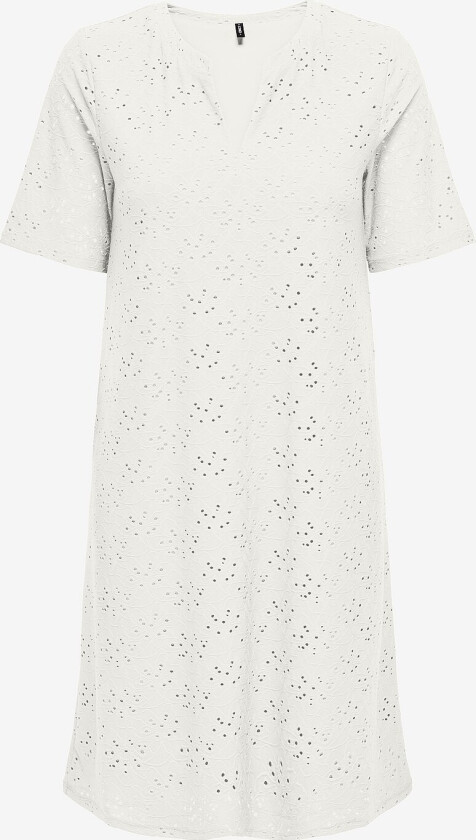 Kjole onlSmilla Life S/S Dress Jrs - Hvit