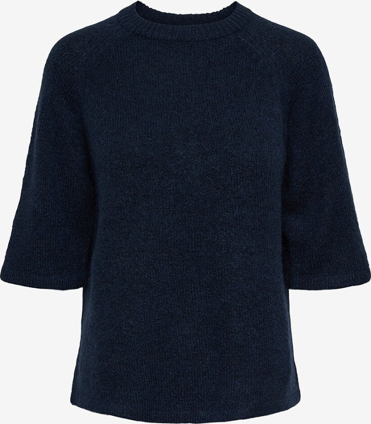 Topp yasAnne 2/4 Knit S - Blå