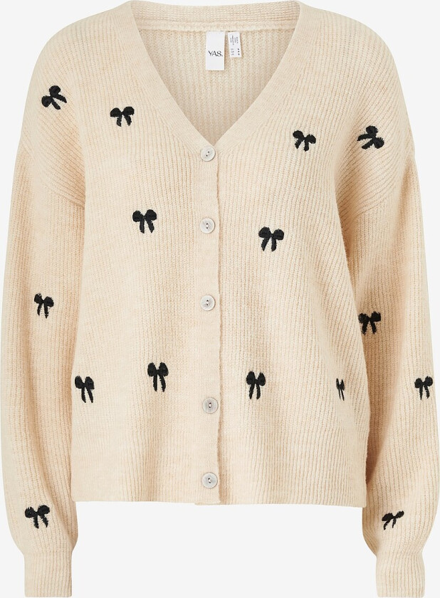 Kardigan yasBow LS Embroided Knit - Beige
