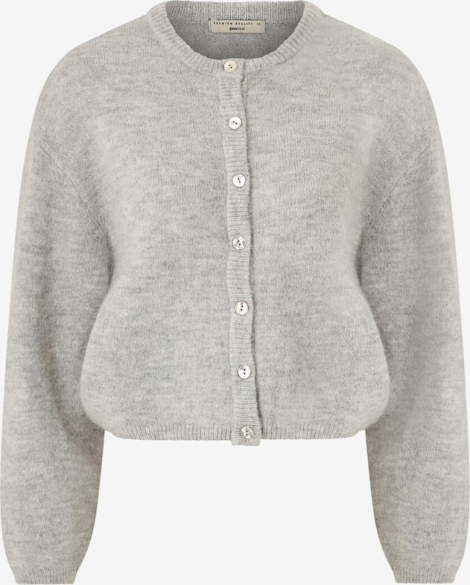 Kardigan Knitted Cardigan - Grå