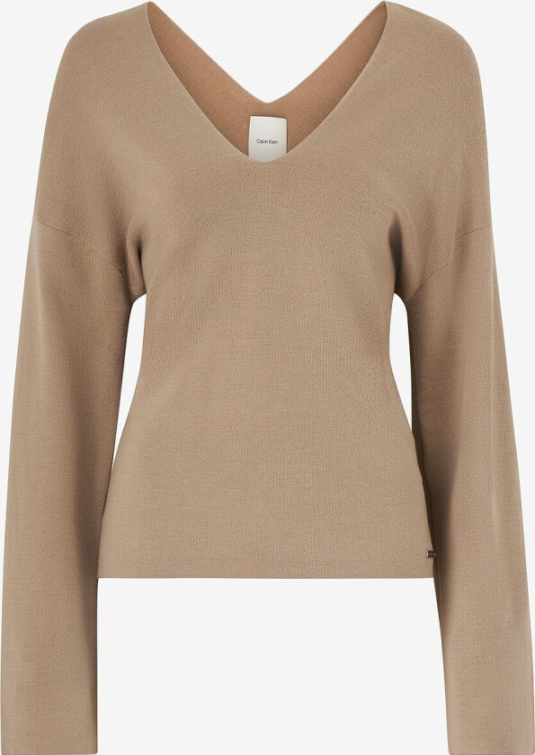 Genser DF Wool Blend Sweater - Beige