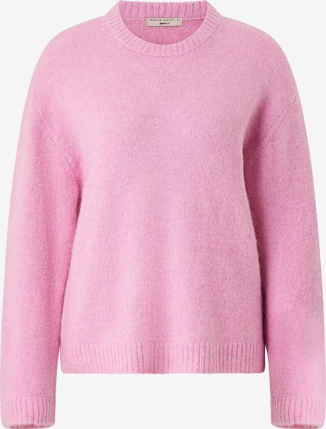 Genser Crew Neck Knitted Sweater - Rosa