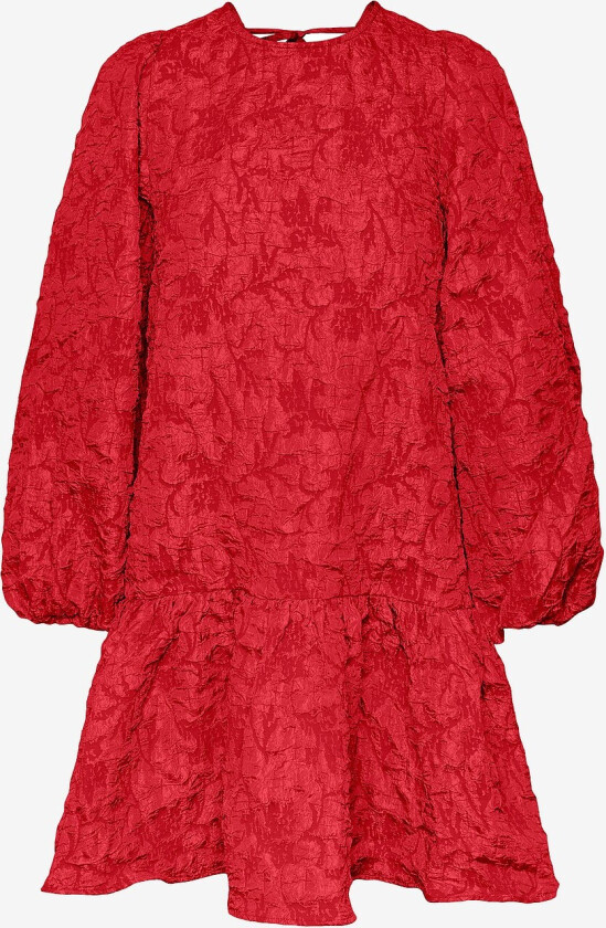 Kjole pcGretchen LS Short Dress D2d Dmo - Rød