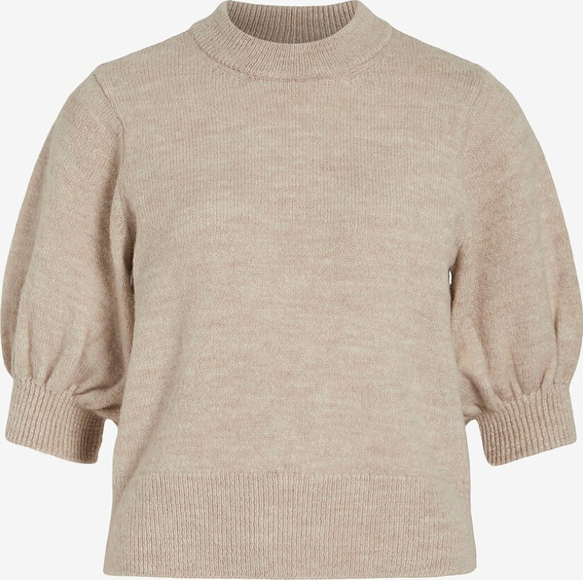 Topp viBiola 3/4 Sleeve Knit Top #6 - Beige