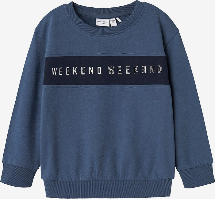 Collegegenser nmmVance LS Nreg Sweat Bru - Blå