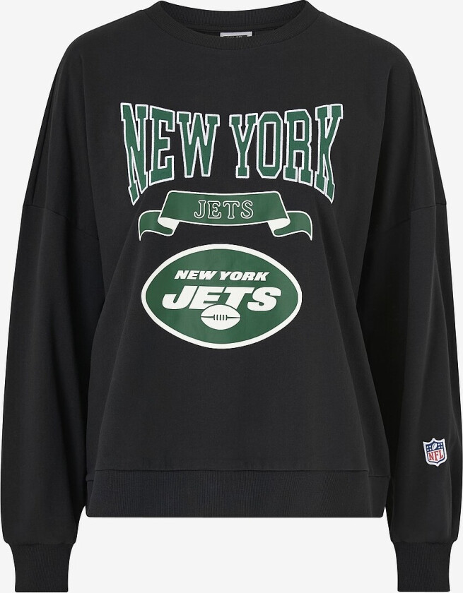 Collegegenser nmAriel L/S NY Jets Sweat Jrs - Svart