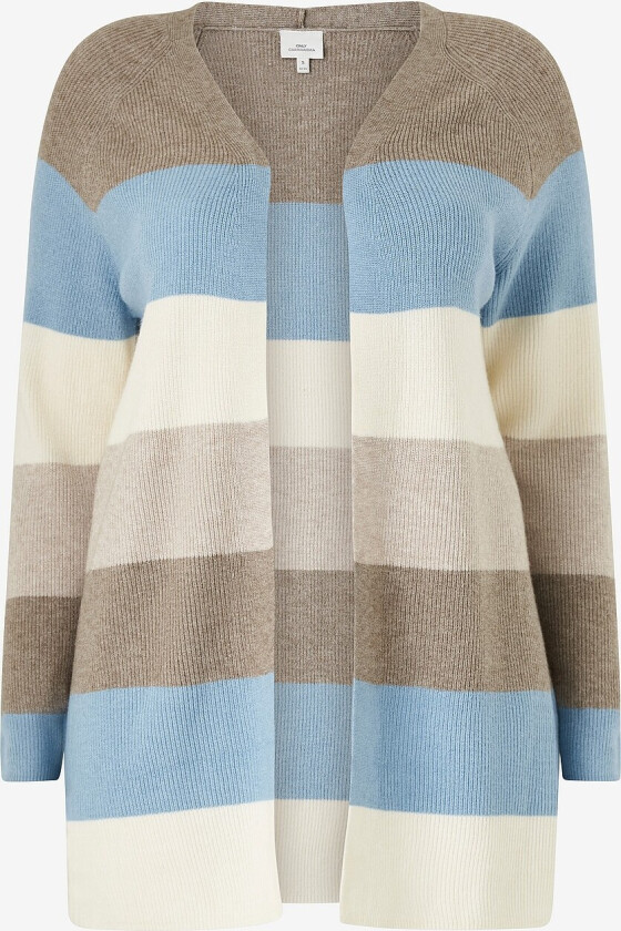 Kardigan caraAtija L/S Stripe Cardigan Knt - Grå