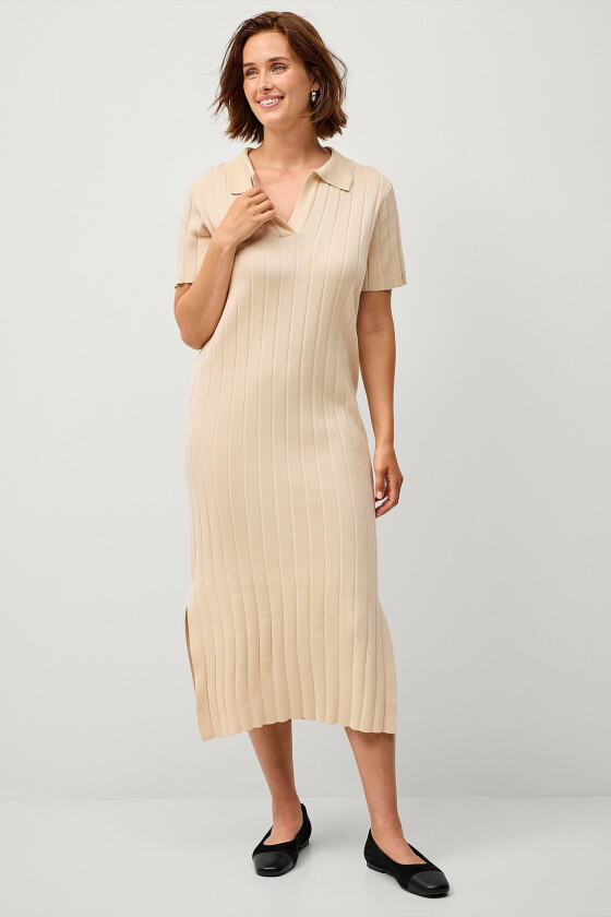 Kjole FumikoSZ Dress - Beige