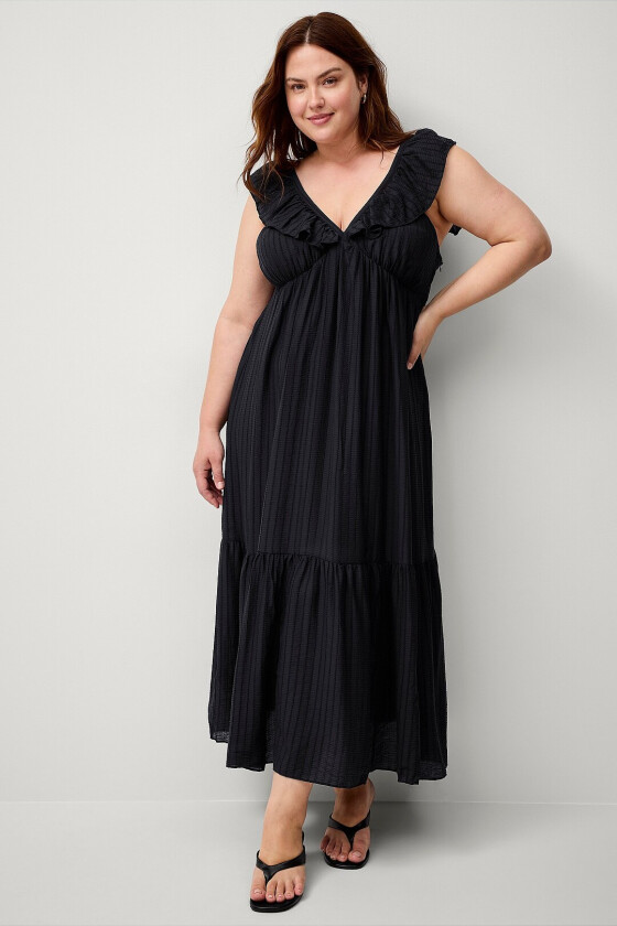 Maxikjole Dress Ramona - Svart