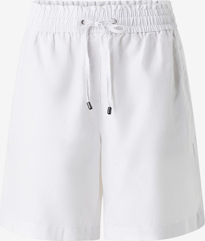 Shorts i lin Easy Pull On - Hvit