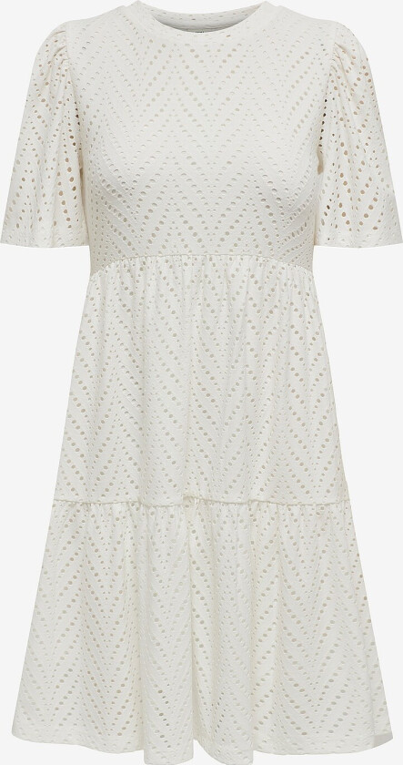 Kjole jdyCarla Cathinka S/S Dress - Hvit