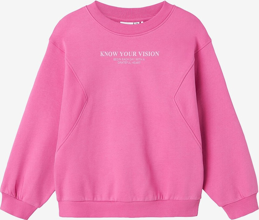 Collegegenser Nkfnakonni LS Rlx Sweat Bru - Rosa