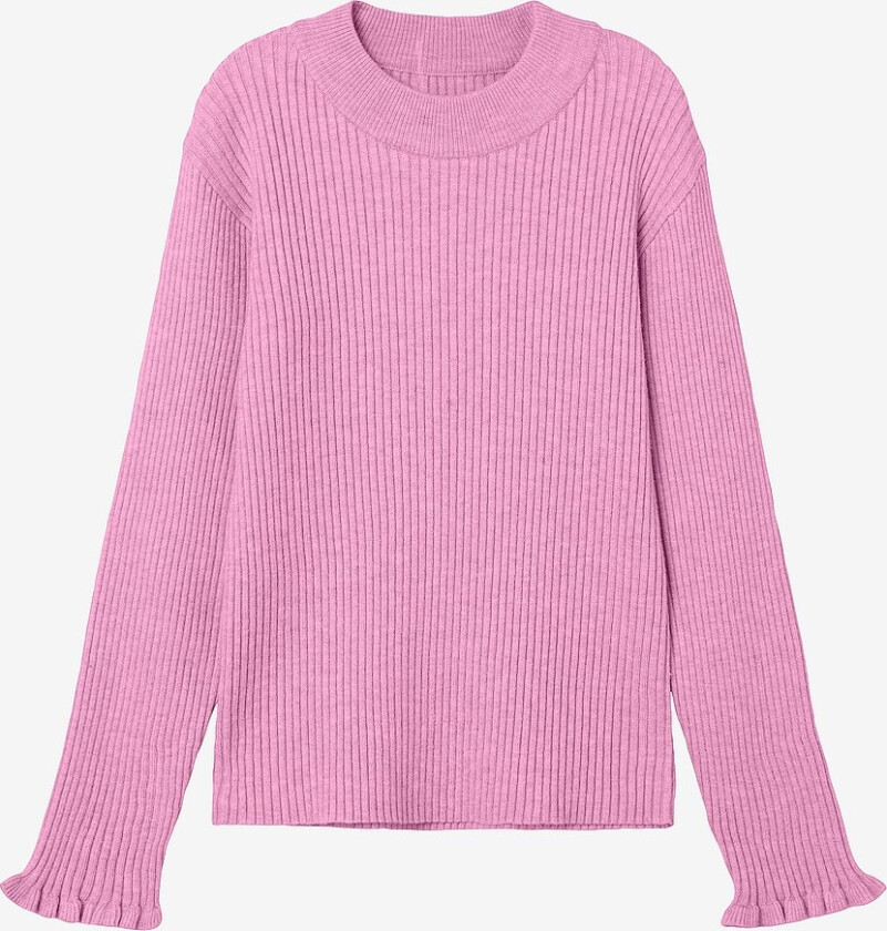 Genser nkfVianna LS Slim Knit - Lilla