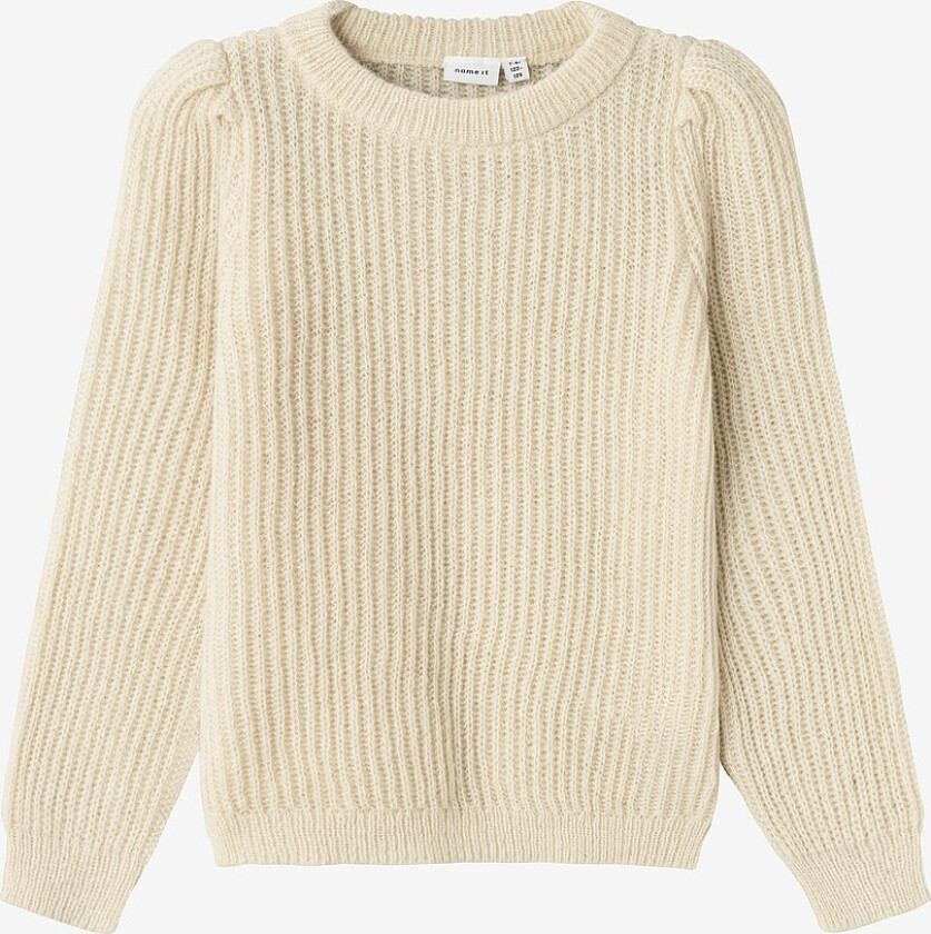 Genser nkfNajamaj LS Knit - Beige