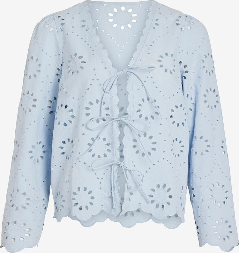 Topp viLouise L/S Top - Blå