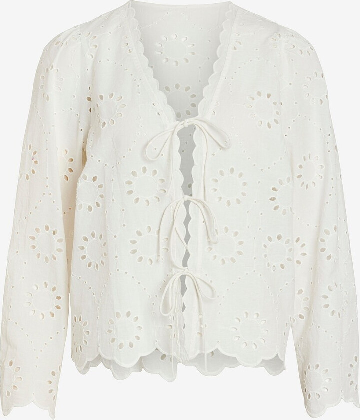 Topp viLouise L/S Top - Hvit