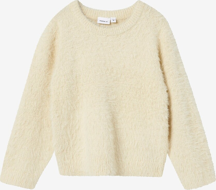 Genser nmfNannelise LS Knit - Beige