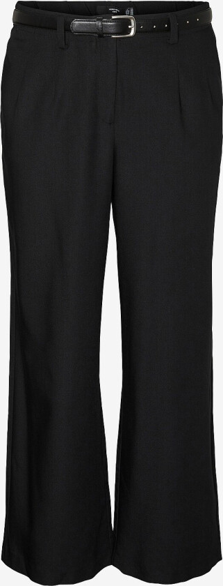 Bukser vmcSelah HW Wide Belted Pants Cur - Svart