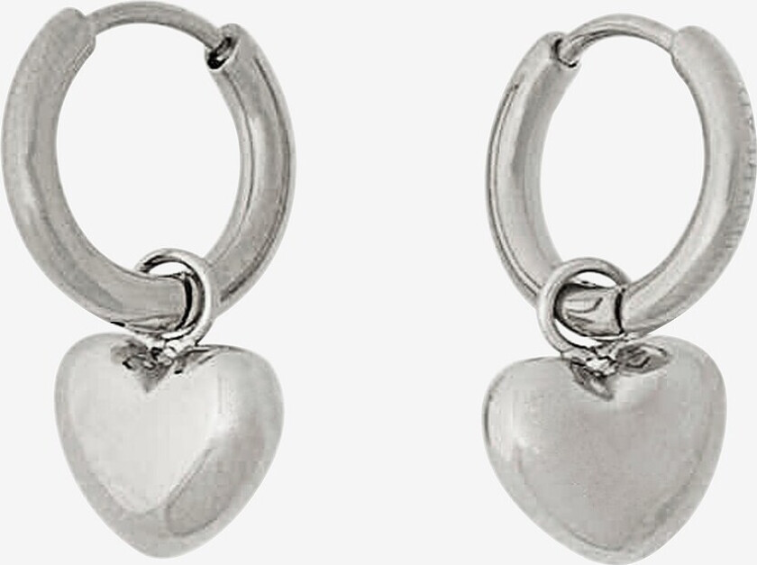 Øredobber Barley Hoops - Sølv