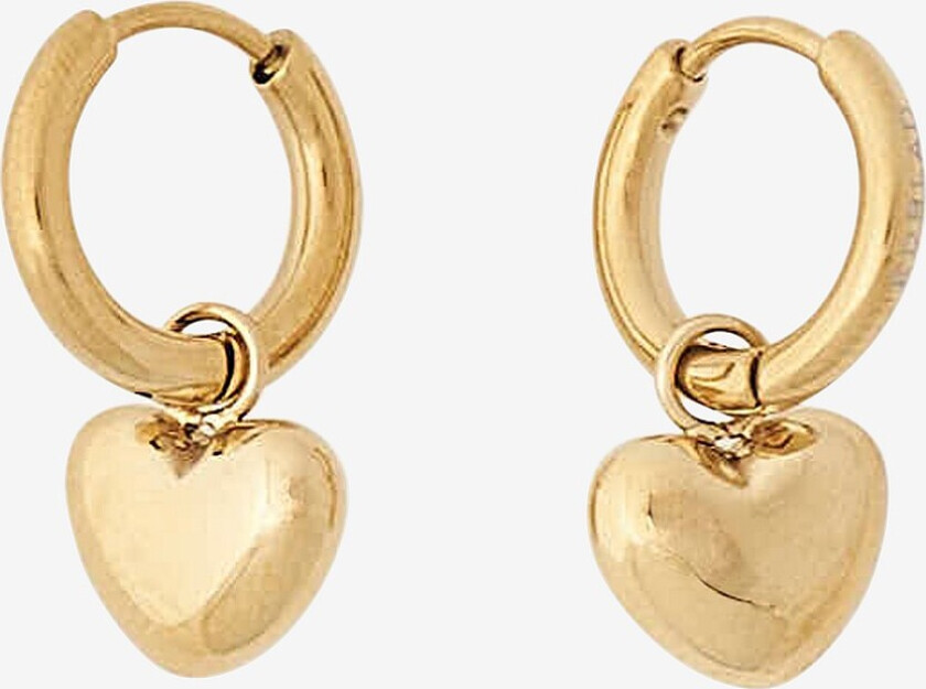 Øredobber Barley Hoops - Gull