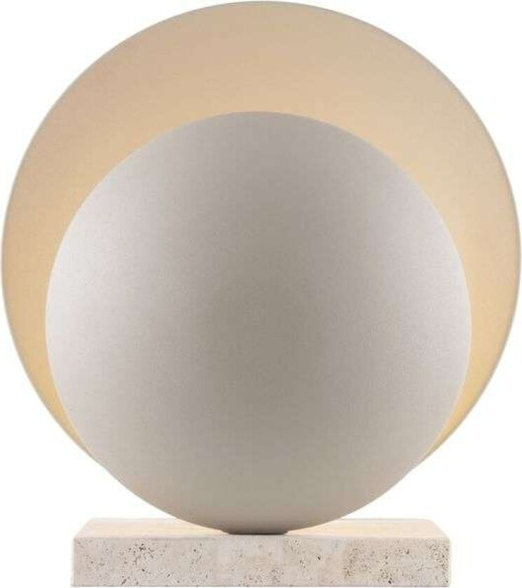 Orbit bordlampe Beige-travertin