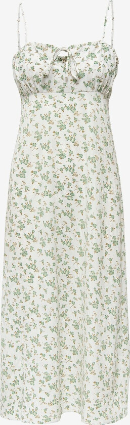 Maxikjole onlNova Life Lux Alexa Long Dress A - Grønn