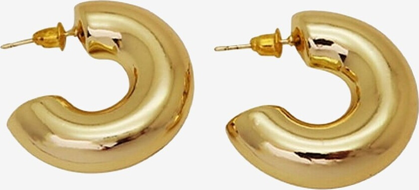 Øredobber Banana Hoop - Gull