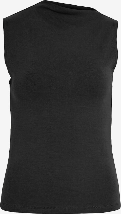 Topp viRavina Asymmetrical Funnel S/L Top - Svart
