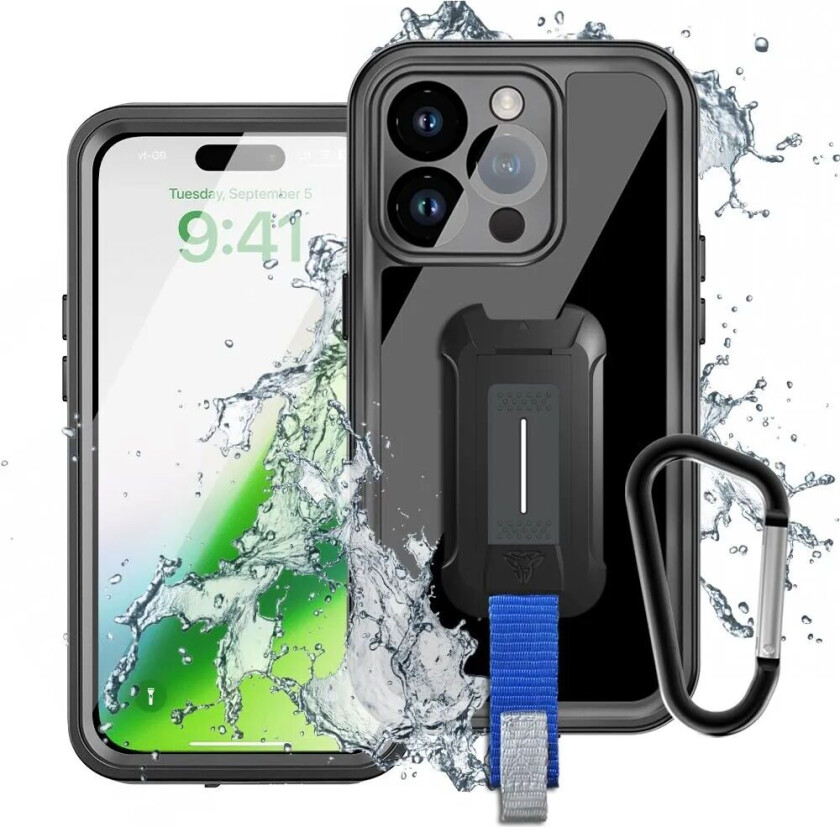 Armor-x Waterproof Case Iphone 15 Pro Max Svart