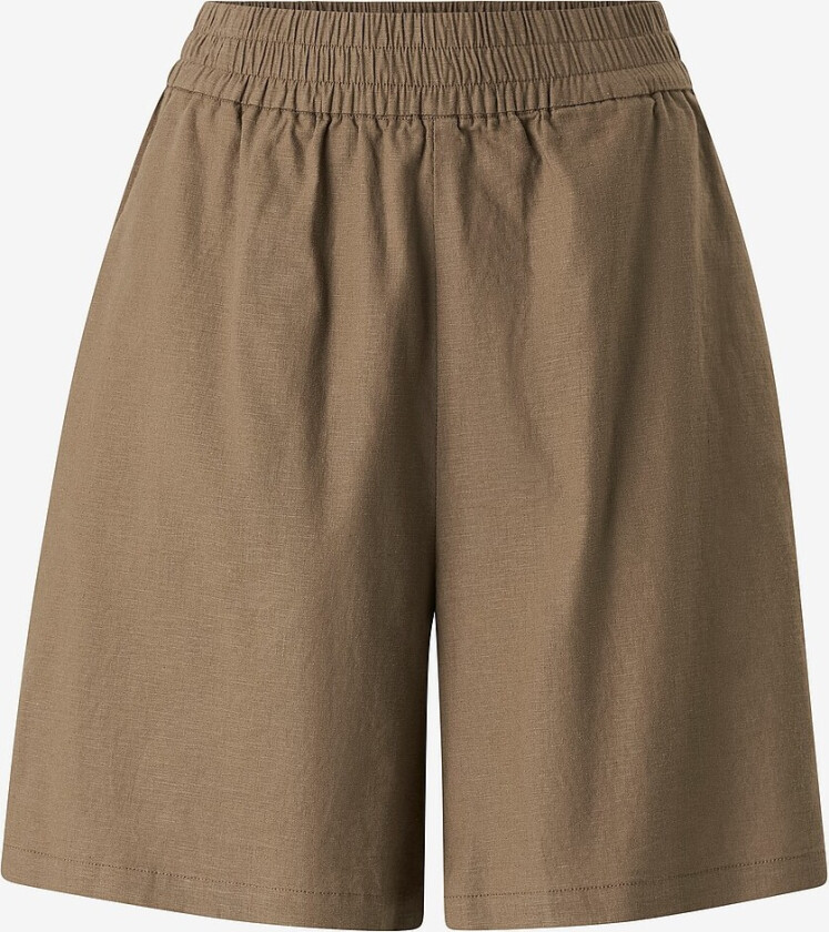 Shorts Lizagz Linen HW Shorts - Brun
