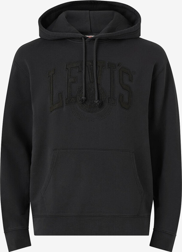 Hettegenser Relaxed Graphic Hoodie - Svart