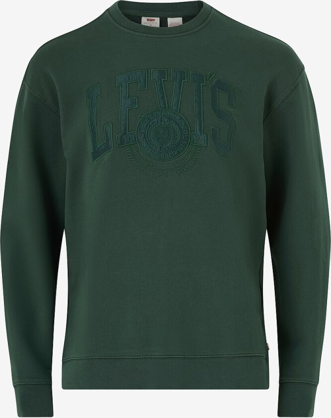 Sweatshirt Relaxed Graphic Crew Sweatshirt - Grønn