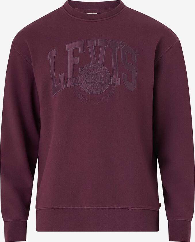 Sweatshirt Relaxed Graphic Crew Sweatshirt - Lilla