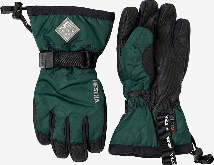 Gauntlet Czone Jr 5 Finger Bottle Green/Black 7