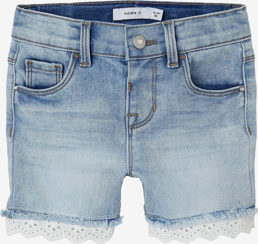 Jeans-shorts nmfSalli Slim Dnm Shorts 5399 - Blå